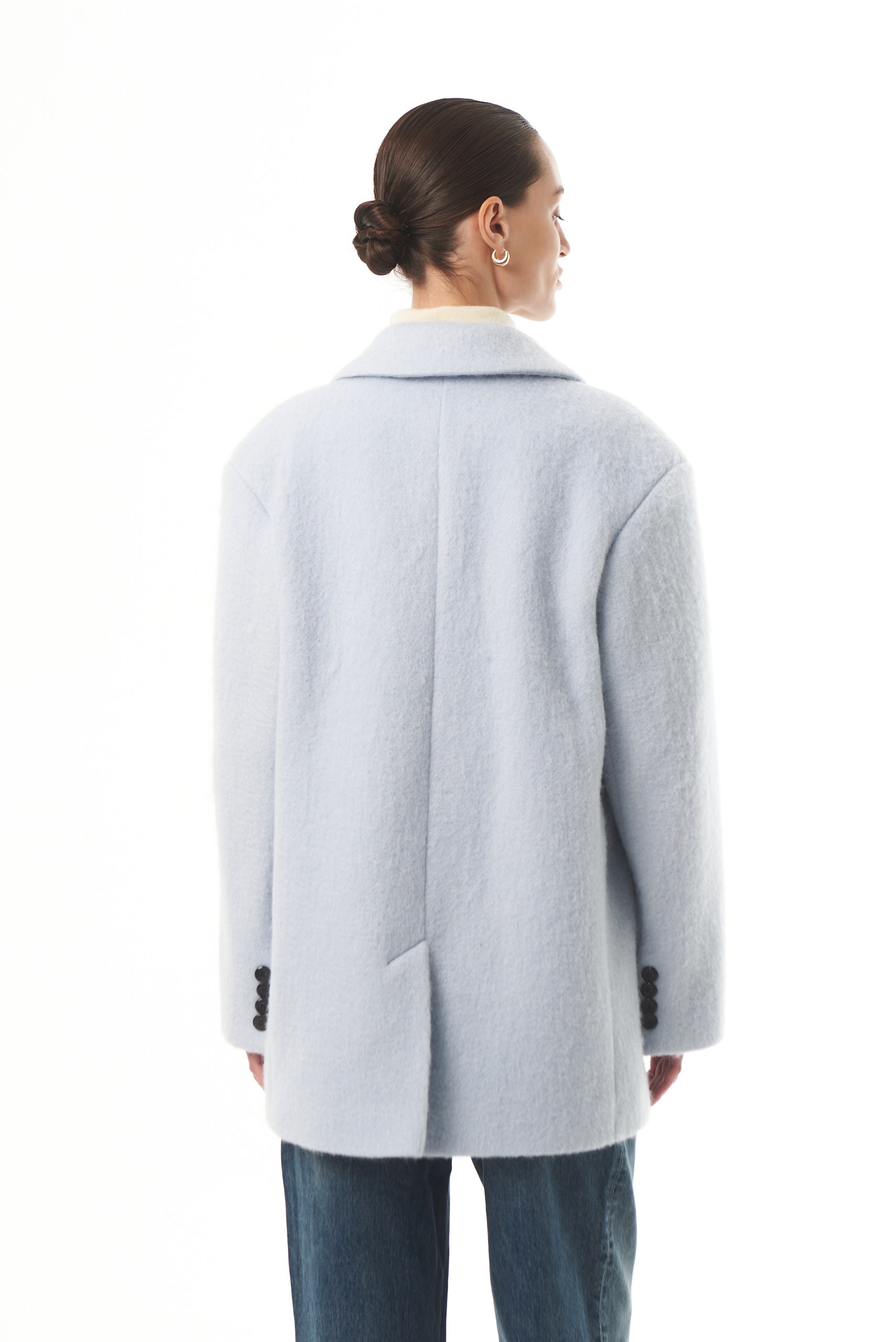 Пальто "Hug you" (Пальто "Hug you" (ONESIZE, НЕБЕСНЫЙ))