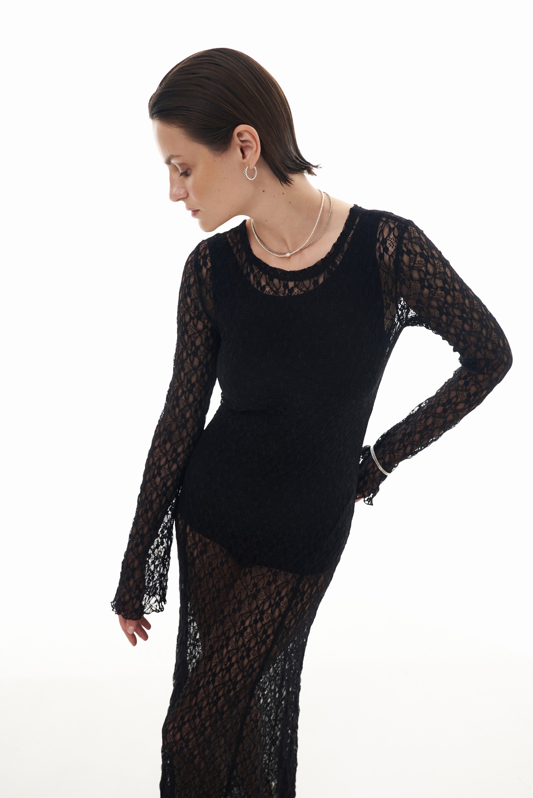 Платье "Graсe" - ЧЕРНЫЙ, S-M