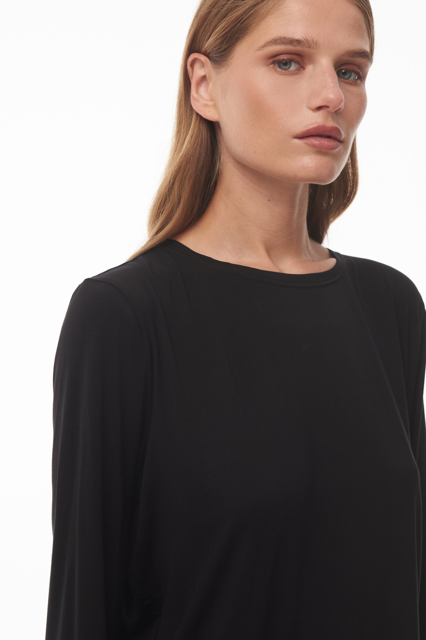 Лонгслив "Let it be" (Лонгслив "Let it be"(ЧЕРНЫЙ,ONE SIZE))