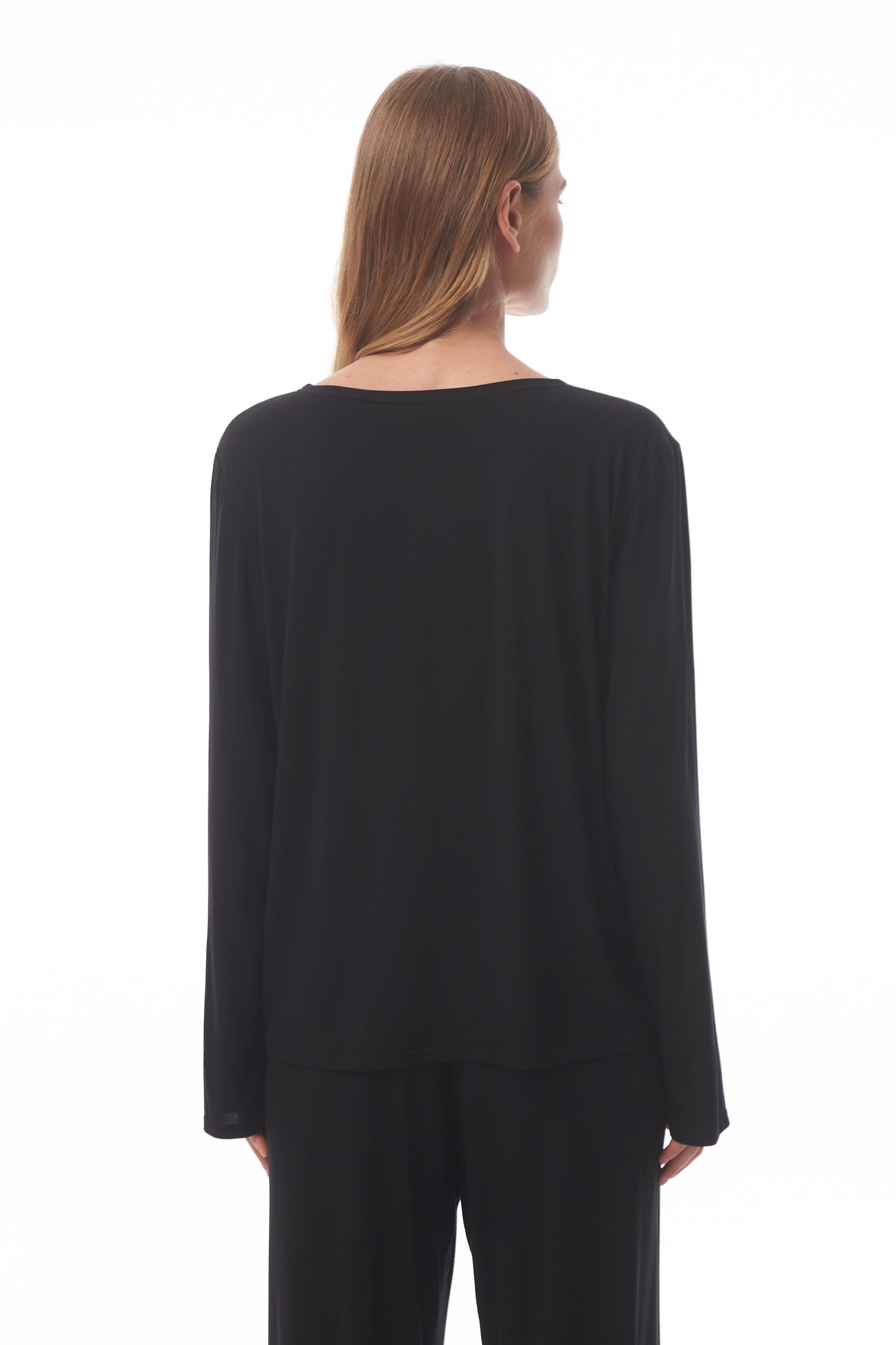 Лонгслив "Let it be" (Лонгслив "Let it be"(ЧЕРНЫЙ,ONE SIZE))