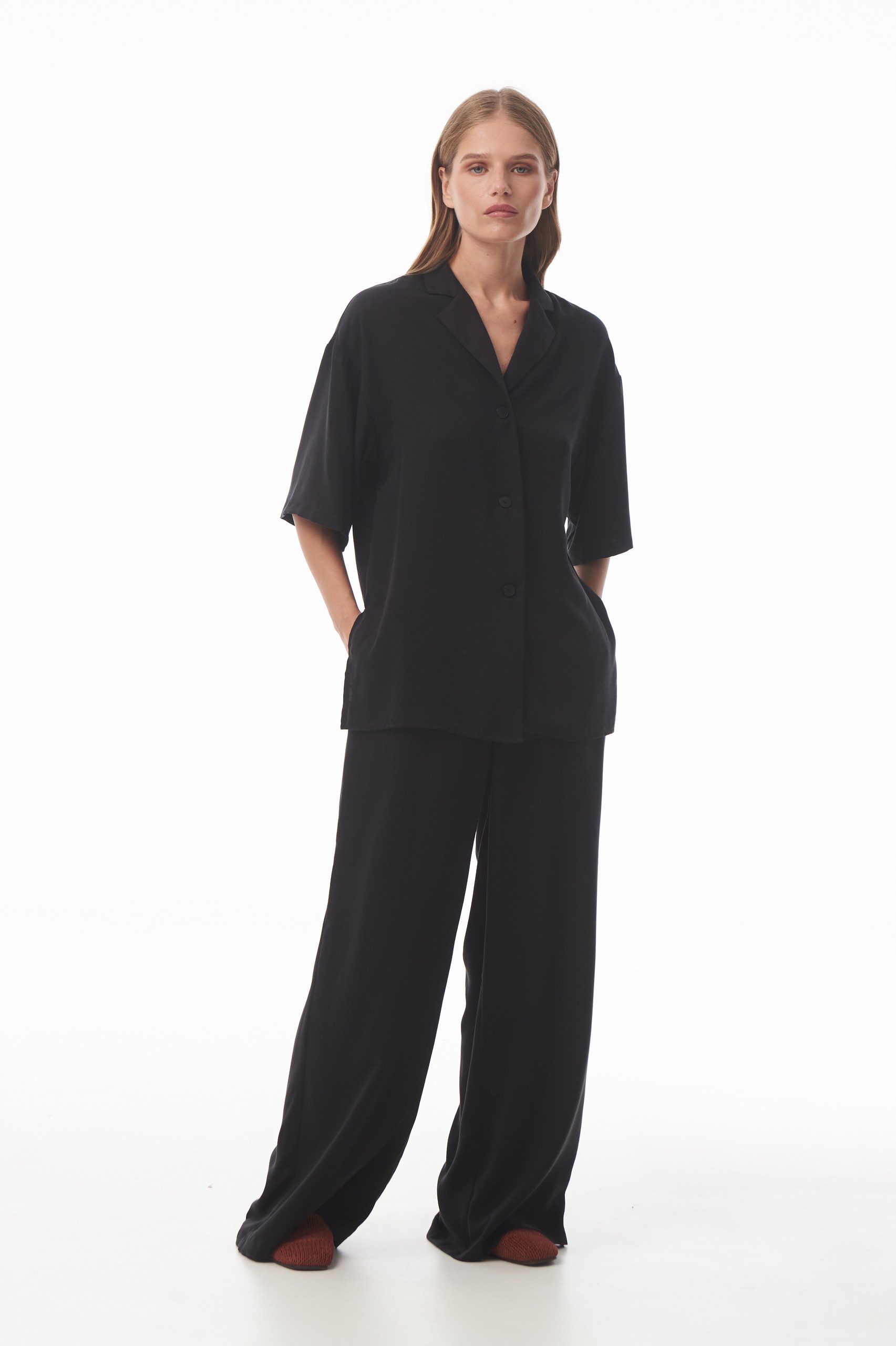 Рубашка "Wave" - ЧЕРНЫЙ, ONE SIZE