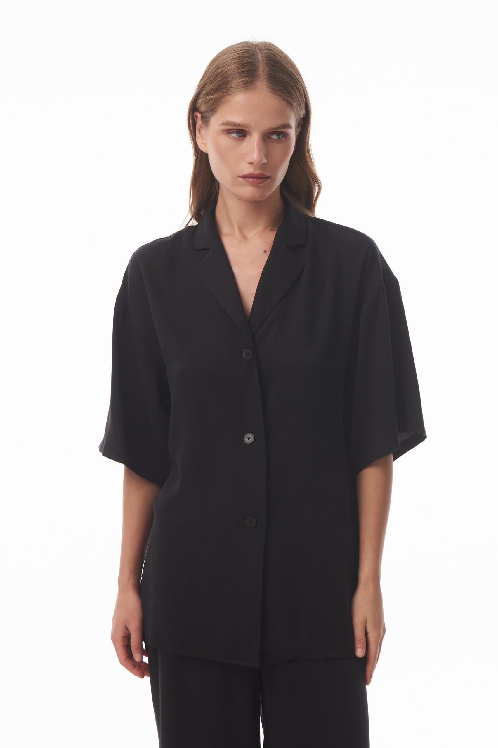 Рубашка "Wave" - ЧЕРНЫЙ, ONE SIZE