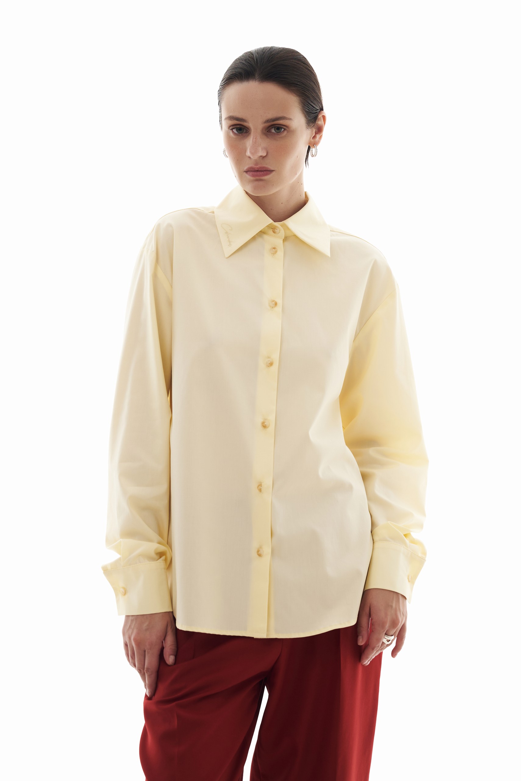 Рубашка «Гладиолусы» (Рубашка «Гладиолусы» (ЛИМОННЫЙ,ONE SIZE))