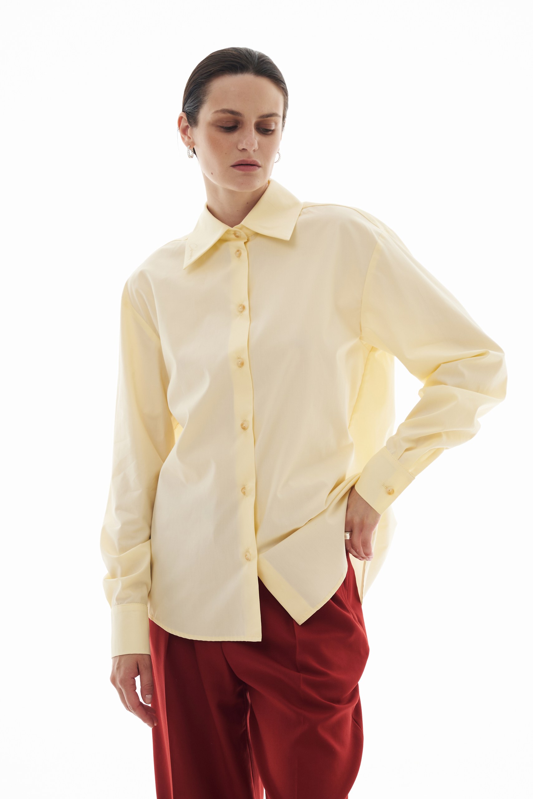 Рубашка «Гладиолусы» (Рубашка «Гладиолусы» (ЛИМОННЫЙ,ONE SIZE))