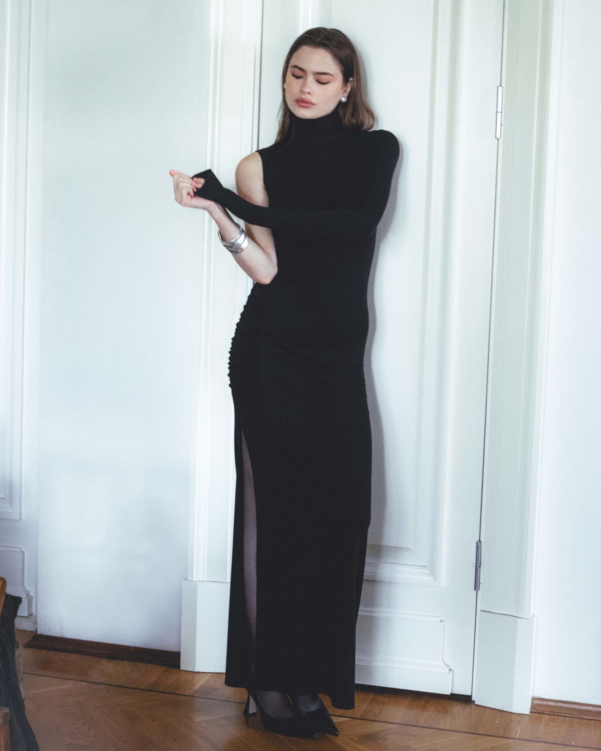 Платье "Night walk" (Платье "Night walk" (48, ЧЕРНЫЙ))