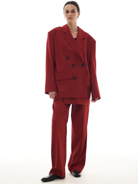 Брюки "Deep Red"