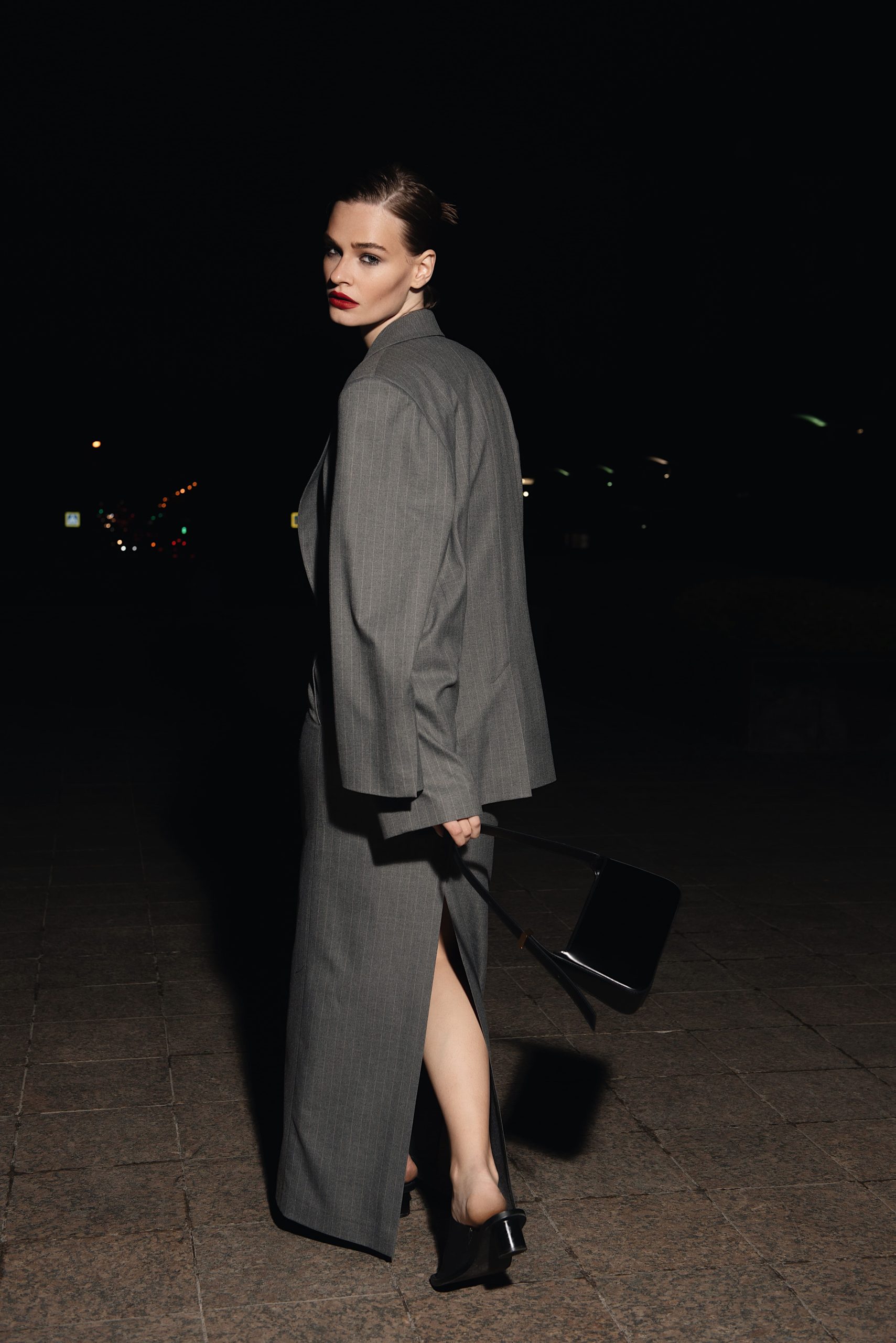 Юбка "Gray Striped"