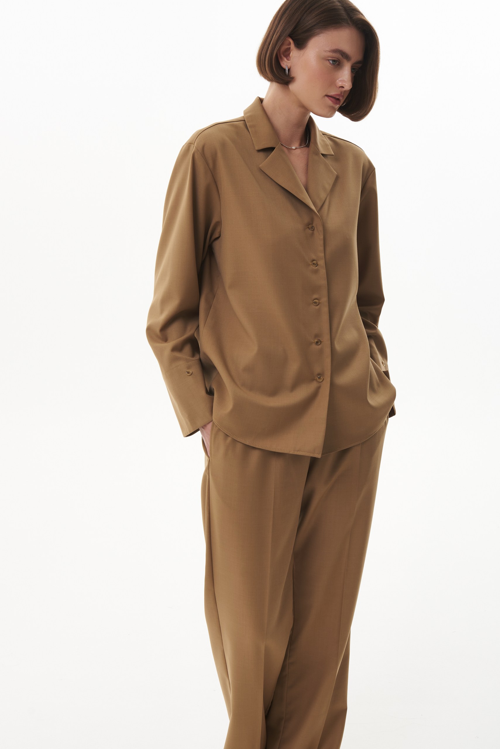 Рубашка "Monaco" (Рубашка "Monaco"(ПЕСОЧНЫЙ,ONE SIZE)) Рубашка "Monaco" (Рубашка "Monaco"(ПЕСОЧНЫЙ,ONE SIZE))