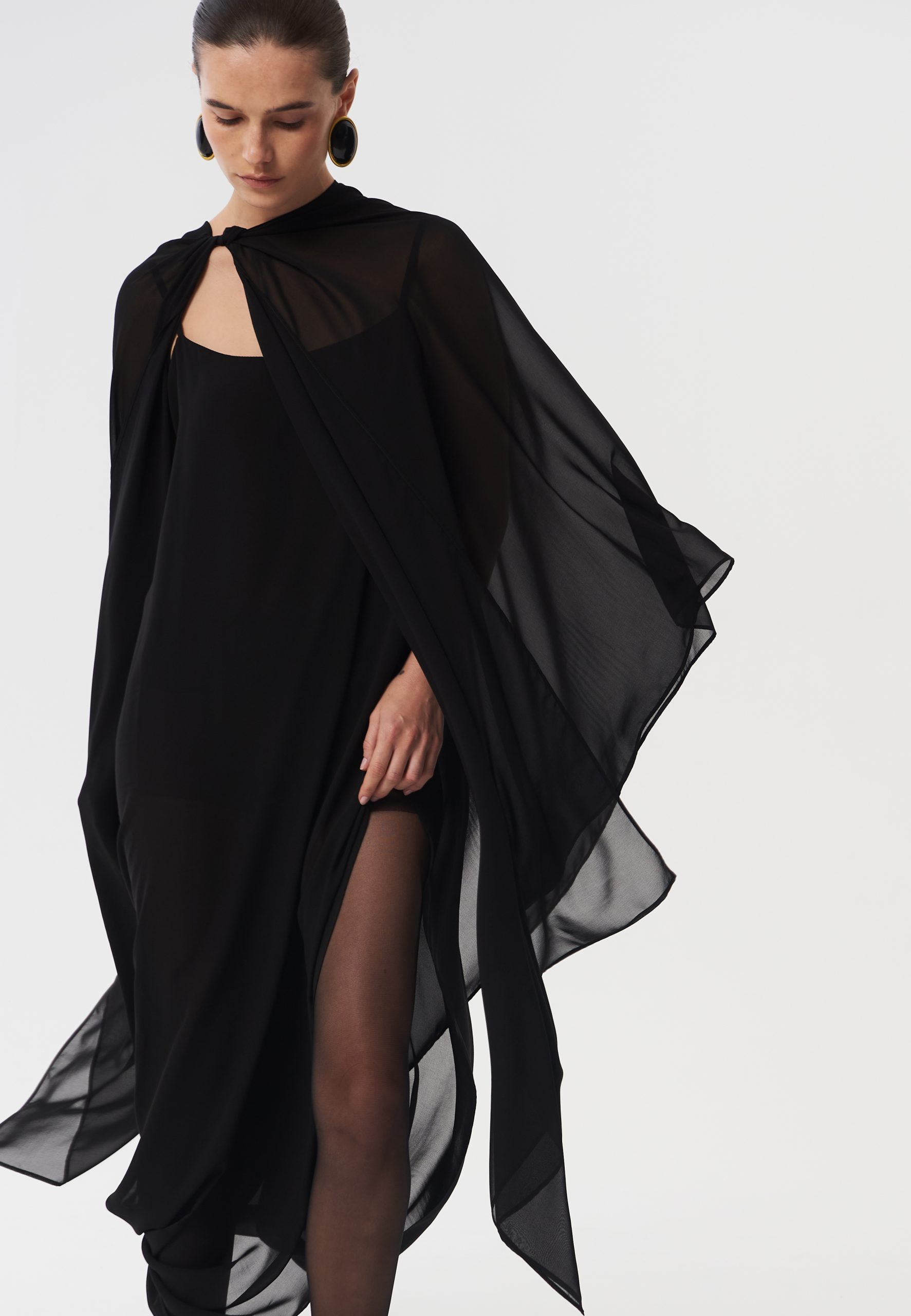 Топ-накидка «Black Swan»