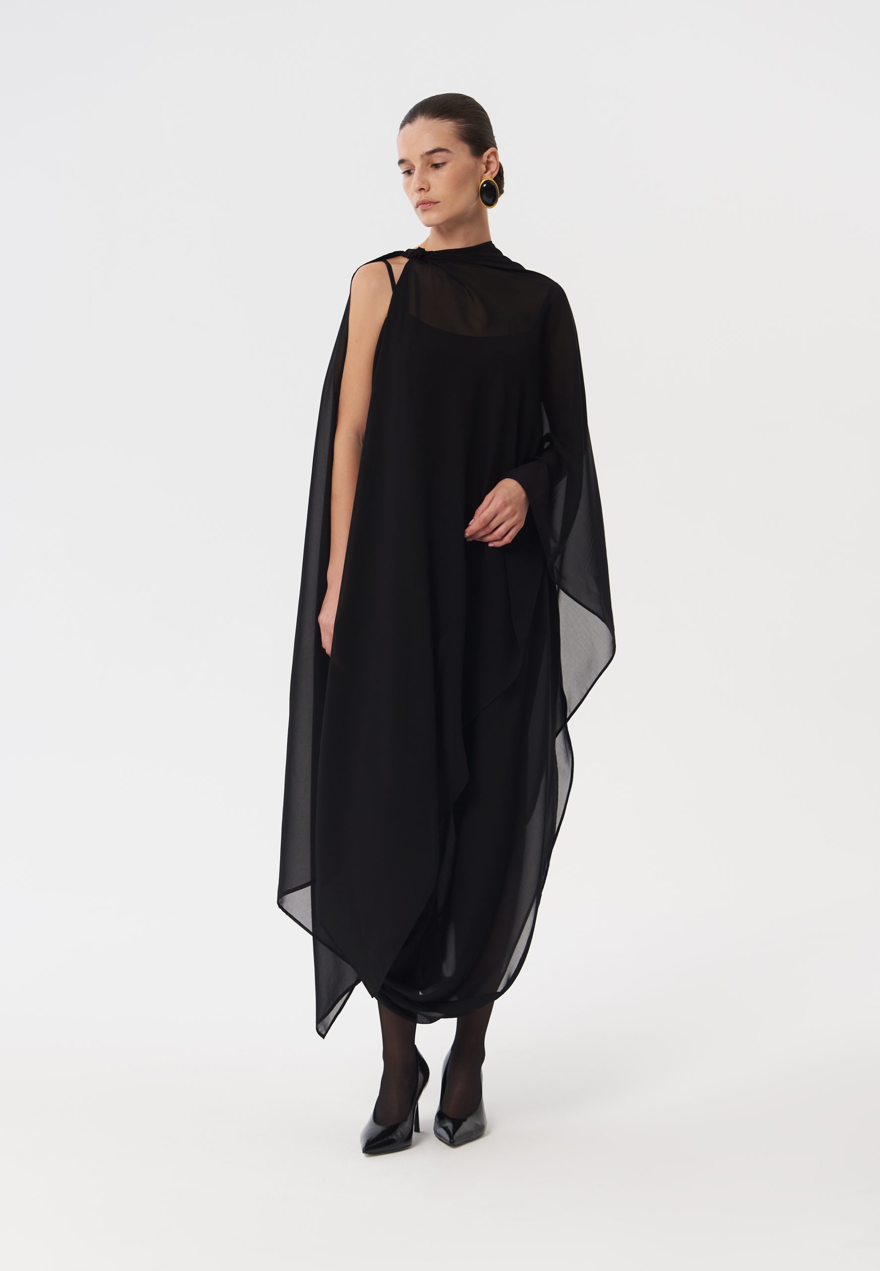 Топ-накидка «Black Swan»